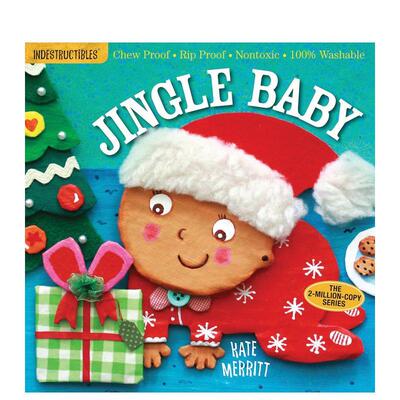 【预售】咬咬书：叮当宝宝Indestructibles: Jingle Baby英文进口原版儿童趣味图书Kate Merritt