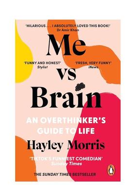 【预售】我与大脑：过度思考者的生活指南 Me vs Brain: An Overthinker’s Guide to Life英文进口原版心灵励志图书Hayley Morris