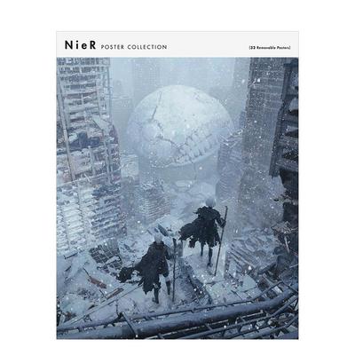 【预售】尼尔机械纪元海报画集 NieR Poster Collection 英文进口原版艺术插画原画设定集 32张海报 横尾太郎 后末日科幻Square E