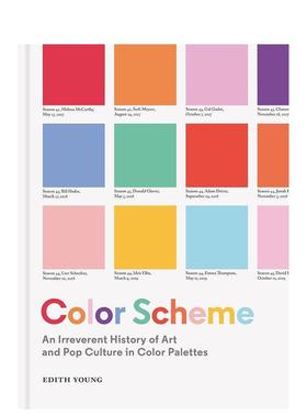 【预售】Color Scheme色彩方案 英文进口原版图书籍进口正版 印刷版式色彩设计Edith Young and Zachary Fine