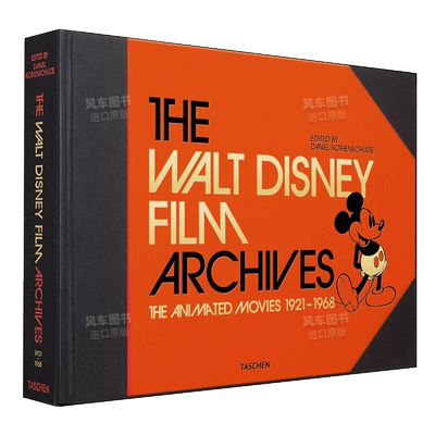 【现货】华特迪斯尼电影档案馆：动画电影 1921–1968 The Walt Disney Film Archives. The Animated Movies 1921–1968 英文原