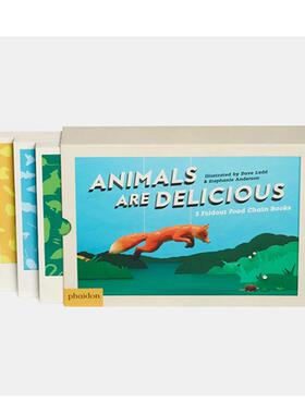【预售】动物食物链 Animals Are Delicious 英文进口原版儿童绘本图书Dave Ladd Stephanie Anders外文正版