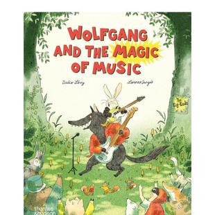 预售 The Music 英文儿童图书籍进口原版 魔法Wolfgang Sangiò 沃尔夫冈与音乐 and 博洛尼亚入围插画师Lorenzo Magic