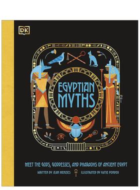 【现货】【上古神话】古埃及神话Egyptian Myths【Ancient Myths】英文进口原版儿童故事图书3-6岁Jean Menzies and Katie Ponder