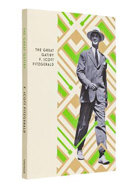 【预售】【Vintage Deco】The Great Gatsby,了不起的盖茨比 英文原版图书籍进口正版 F. Scott Fitzgerald 世界文学