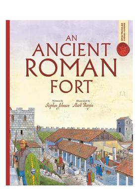 【预售】壮观的视觉指南:古罗马堡垒 Spectacular Visual Guides: An Ancient Roman Fort 英文进口原版儿童绘本