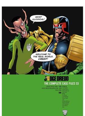 【预售】爵德判官：第 33 版：完整案件档案 Judge Dredd: v. 33: The Complete Case Files 英文进口原版漫画正版图书籍John Wag