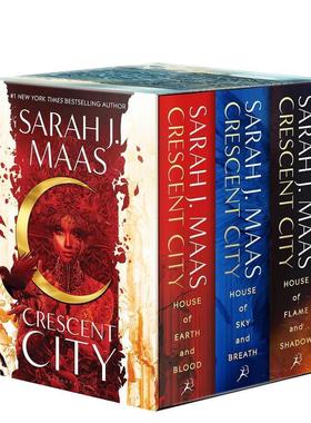 【预售】新月城系列套装 Crescent City Hardcover Box Set 英文进口原版文学小说Sarah J. Maas 外文正版书籍