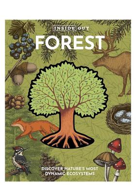 【现货】【里里外外】森林【Inside Out】Forest英文进口原版儿童绘本图书Editors of Chartwell Books百科