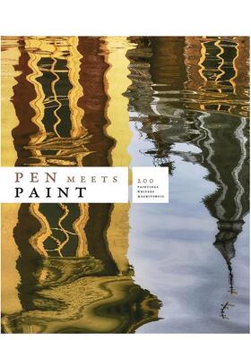 【预售】笔遇上颜料：莫瑞泰斯皇家美术馆200年、200位作家、200幅画作 Pen Meets Paint 英文进口原版艺术画册画集Uitgeverij de