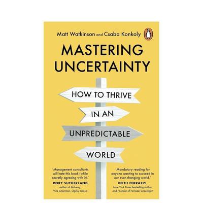 【预售】掌控不确定性：伟大的创始人。。 Mastering Uncertainty: How great founders。。 英文进口原版商业行销图书Matt Watki