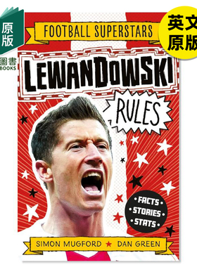 【现货】足球明星特辑：莱万多夫斯基【Football Superstars】Lewandowski Rules英文原版漫画 外版进口图书
