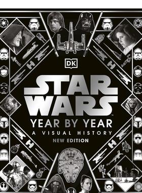 【预售】Star Wars Year By Year星球大战 年度版 英文漫画进口原版图书籍 Kristin Baver   Pablo Hidalgo