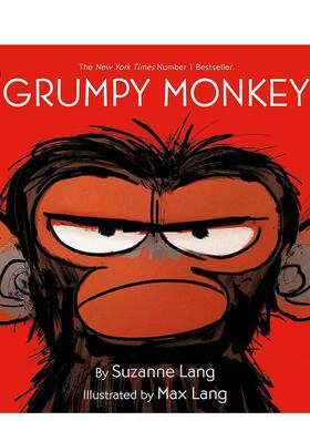 【预售】暴躁猴 Grumpy Monkey 进口原版英文儿童绘本3岁-6岁Lang  Suzanne外文图书籍