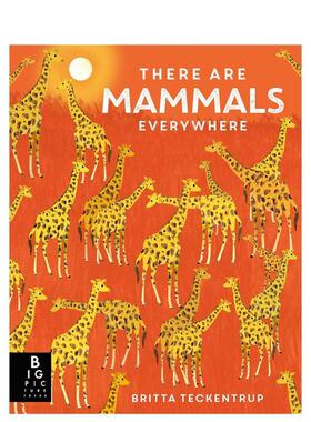 【预售】随处可见的哺乳类动物（平装） 【Britta Teckentrup Everywhere】There are Mammals Everywhere英文进口原版儿童绘本图