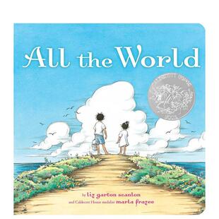 the World英文进口原版 图书儿童绘本Liz Scanlon3 全世界All Garton 6岁 预售