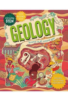 【预售】【日常 STEM】科学——地质学【Everyday STEM】Science—Geology英文进口原版儿童图书青少年读物Cathro  Robbie3-6岁