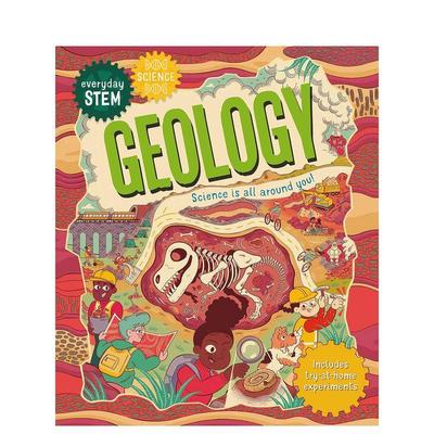 【预售】【日常 STEM】科学——地质学【Everyday STEM】Science—Geology英文进口原版儿童图书青少年读物Cathro  Robbie3-6岁