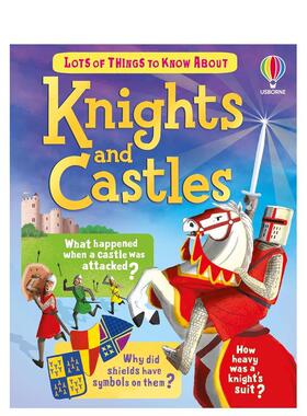 【预售】关于骑士与城堡的读之书 About Knights and Castles【Lots of Things to Know】英文进口原版儿童绘本图书Laura Cowan