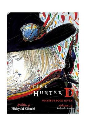 【预售】吸血鬼猎人 7 Vampire Hunter D Omnibus: Book Seven 英文进口原版文学小说Hideyuki Kikuchi Amano 外文图书