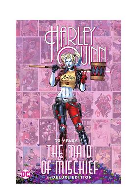 【预售】DC漫画 哈莉·奎茵:恶作剧的女仆(30周年豪华版) 小丑女 Harley Quinn:30 Years of the Maid of Mischief 英文漫画 外文