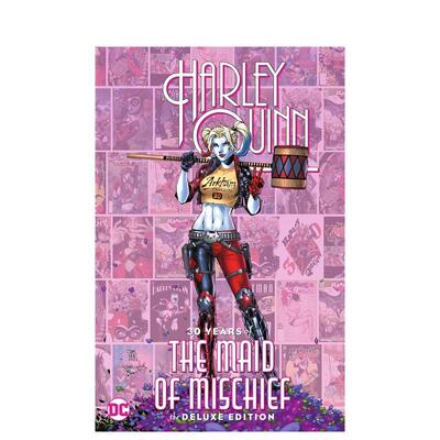 【预售】DC漫画 哈莉·奎茵:恶作剧的女仆(30周年豪华版) 小丑女 Harley Quinn:30 Years of the Maid of Mischief 英文漫画 外文