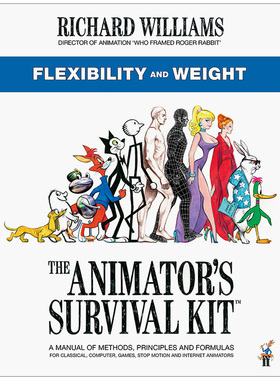 【现货】The Animator’s Survival Kit 动画师的生存工具包：灵活性和重量 英文原版图书籍进口正版 艺术技法与入门赏析