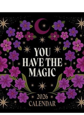【预售】你拥有魔法 2026年挂历You Have the Magic 2026 Wall Calendar进口原版日历 文创送礼Lester  Viki