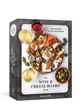 【预售】葡萄酒和奶酪板：50种品尝和品尝的搭配：卡片 The Wine and Cheese Board Deck 原版英文餐饮生活美食图书Meg Quinn