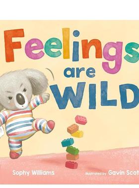 【预售】感觉很狂野Feelings Are Wild英文进口原版儿童绘本图书6-9岁Sophy Williams; illustrated by Gavin Scott