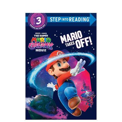 【预售】马力欧银河大电影：马力欧起飞！（平装）The Super Mario Galaxy Movie英文进口原版儿童分阶阅读图书Benjamin Harper;