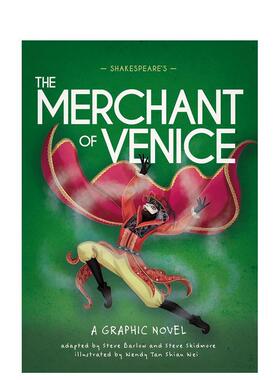 【预售】  莎士比亚《威尼斯商人》 图像小说Shakespeare's The Merchant of Venice【Classics in Graphics】英文进口原版儿童漫