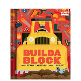 Block 建筑工地与工具书 Buildablock英文儿童图书籍进口原版 Abrams 6岁启蒙绘本 Appleseed3 预售