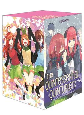 【现货】五等分的新娘 漫画盒装2（8-14卷） The Quintessential Quintuplets Part 2 Manga Box Set 英文进口原版漫画Negi Harub