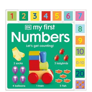 数字启蒙：一起来数数吧 3岁启蒙DK 儿童图书0 现货 我 Get First 英文进口原版 Numbers Counting Let