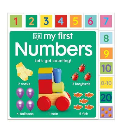 【现货】我的数字启蒙：一起来数数吧！My First Numbers: Let's Get Counting!英文进口原版儿童图书0-3岁启蒙DK