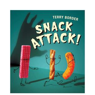 Snack Attack 英文进口原版 Border3 零食攻击 图书儿童绘本Terry 6岁 预售
