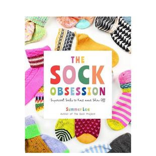 Sock 迷恋短袜：潮人织炫彩袜集 Obsession英文进口原版 时尚 Lee外文正版 图书Summer 预售