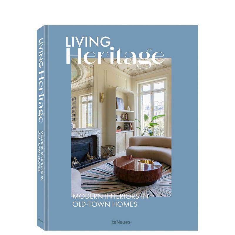 【现货】活态遗产：古城住宅的现代室内设计 Living Heritage :Modern Interiors 英文进口原版室内设计装饰图书 咖啡桌书teNeues
