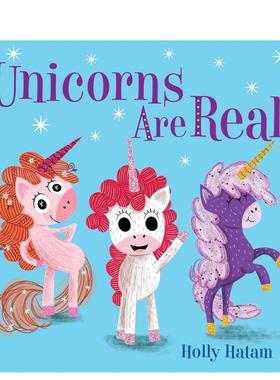 【预售】独角兽是真的!Unicorns Are Real!英文进口原版章节书儿童图书籍Hatam  Holly