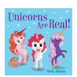 Unicorns Are Real 章节书儿童图书籍Hatam 独角兽是真 英文进口原版 Holly 预售