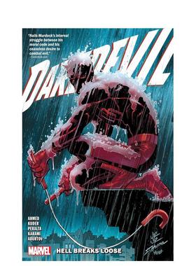【预售】夜魔侠 卷1：地狱崩塌 Daredevil Vol. 1: Hell Breaks Loose 英文进口原版漫画 Marvel AHMED,SALADIN