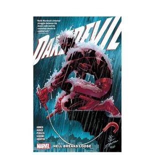 Daredevil Hell 预售 卷1：地狱崩塌 Marvel SALADIN 漫画 Vol. 夜魔侠 Loose Breaks AHMED 英文进口原版