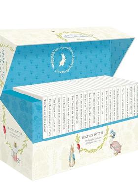 【现货】The World of Peter Rabbit - The Complete Collection of Original Tales 1-23 White Jackets，彼得兔的世界（1-23册白