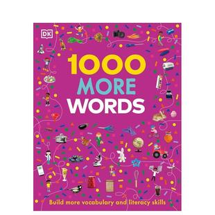 1000 Budgell 儿童图书启蒙Gill Words英文进口原版 More Builders Vocabulary 入门词汇图解认知：更多1000个词 现货