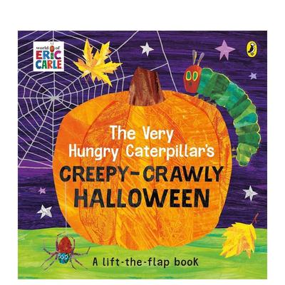 【现货】好饿的毛毛虫的恐怖万圣节 The Very Hungry Caterpillar'S Creepy-Crawly Halloween 进口原版英文儿童趣味图书3岁-6岁C