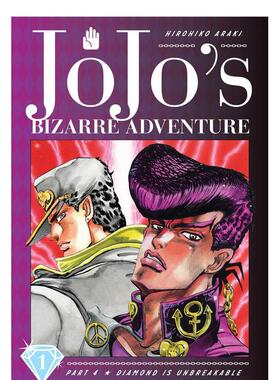 【现货】JOJO的奇妙冒险4：钻石不灭1 JoJo’s Bizarre Adventure Part 4 Diamond Is Unbreakable 1 英文进口原版漫画HorihikoAr