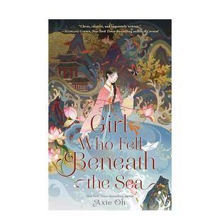 Beneath 预售 Who the 6岁Axie 少女The 儿童图书3 坠入海底 Girl Sea英文青少年读物进口原版 Fell