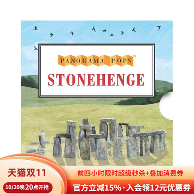 【现货】【全景立体旅行系列】巨石阵Stonehenge: Panorama Pops英文进口原版儿童图书Gordy Wright