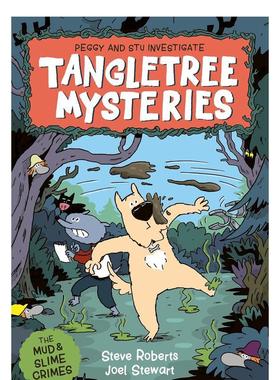 【预售】小狗佩吉大冒险：佩吉和斯图的调查Tangletree Mysteries: Peggy and Stu Investigate英文漫画 进口原版书Joel Stewart
